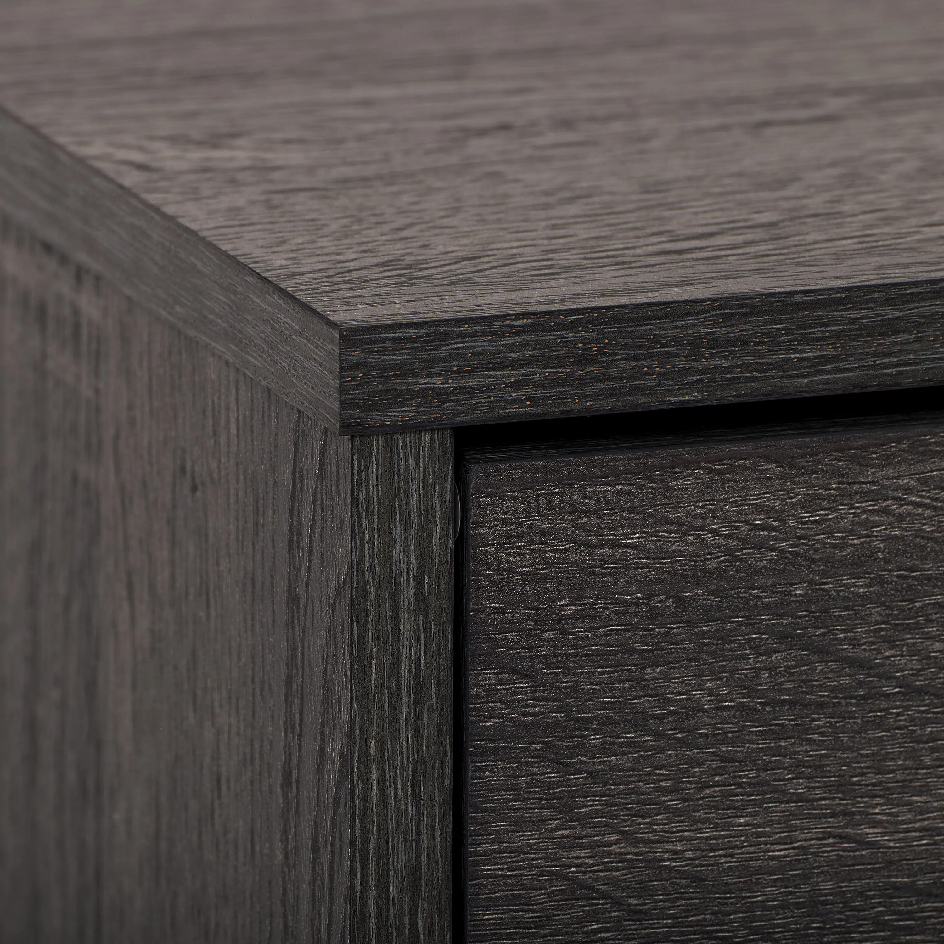Cole Gray TV Stand with Storage-7