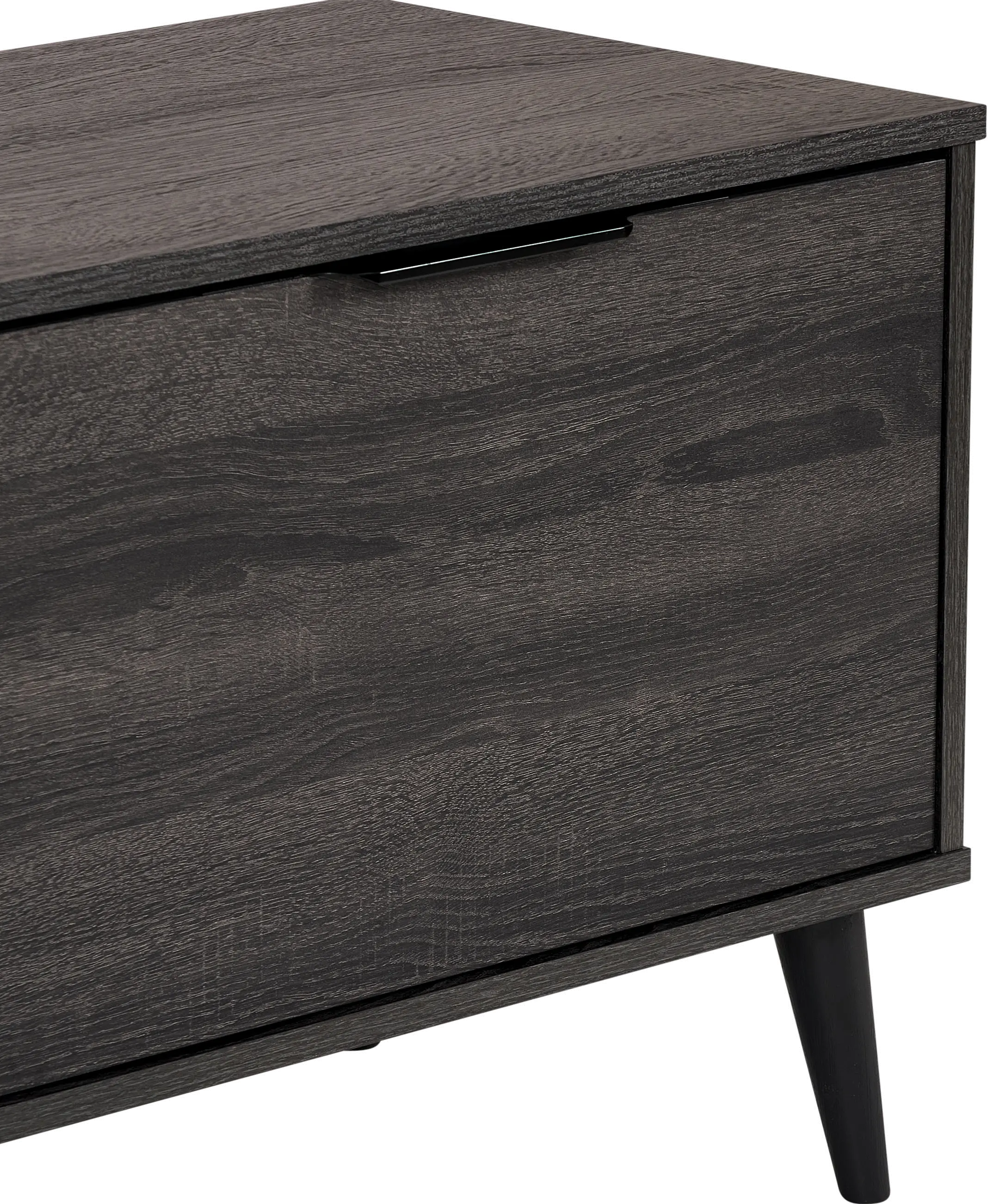 Cole Gray TV Stand with Storage-8