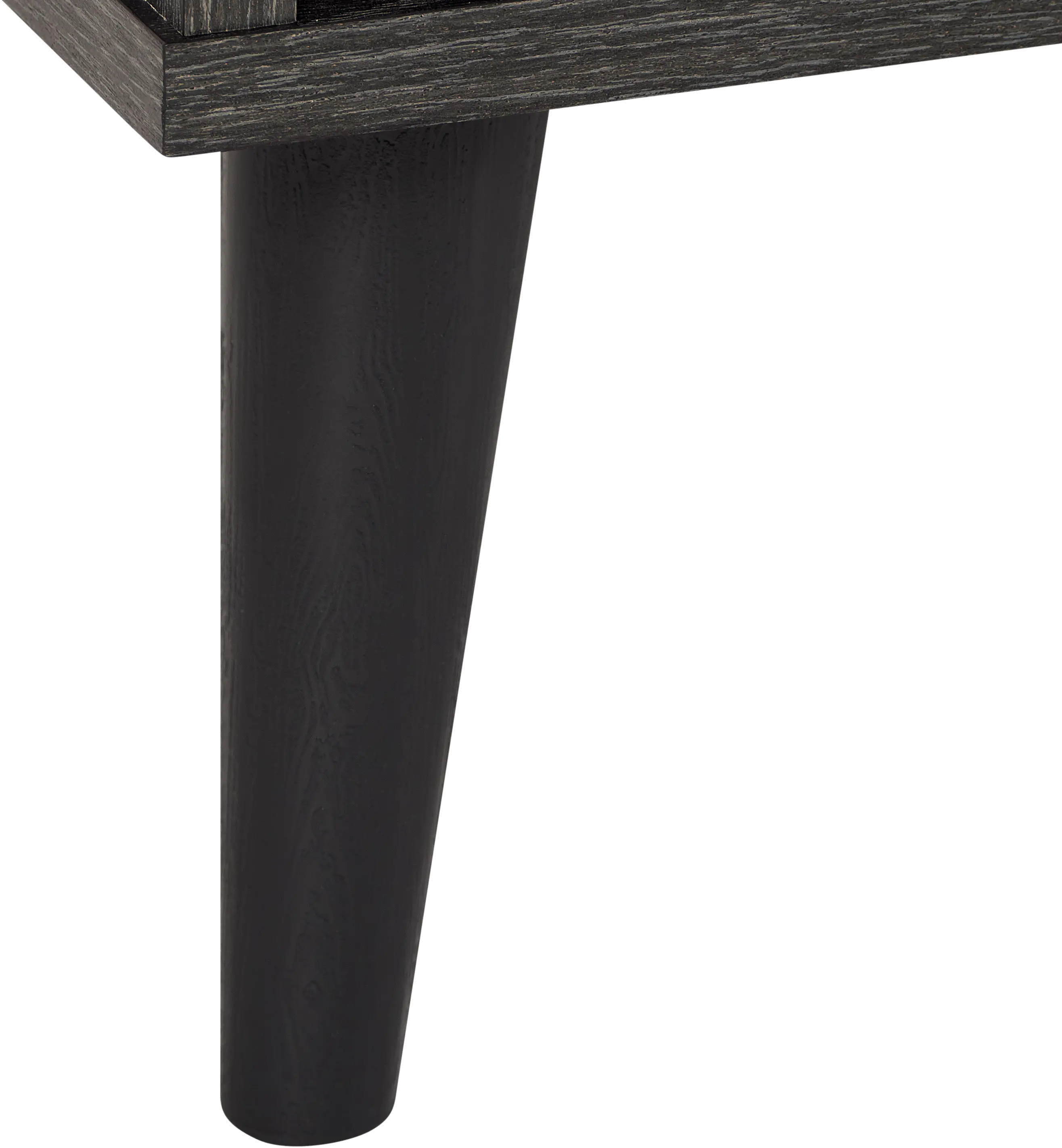 Cole Gray TV Stand with Open Shelves-8