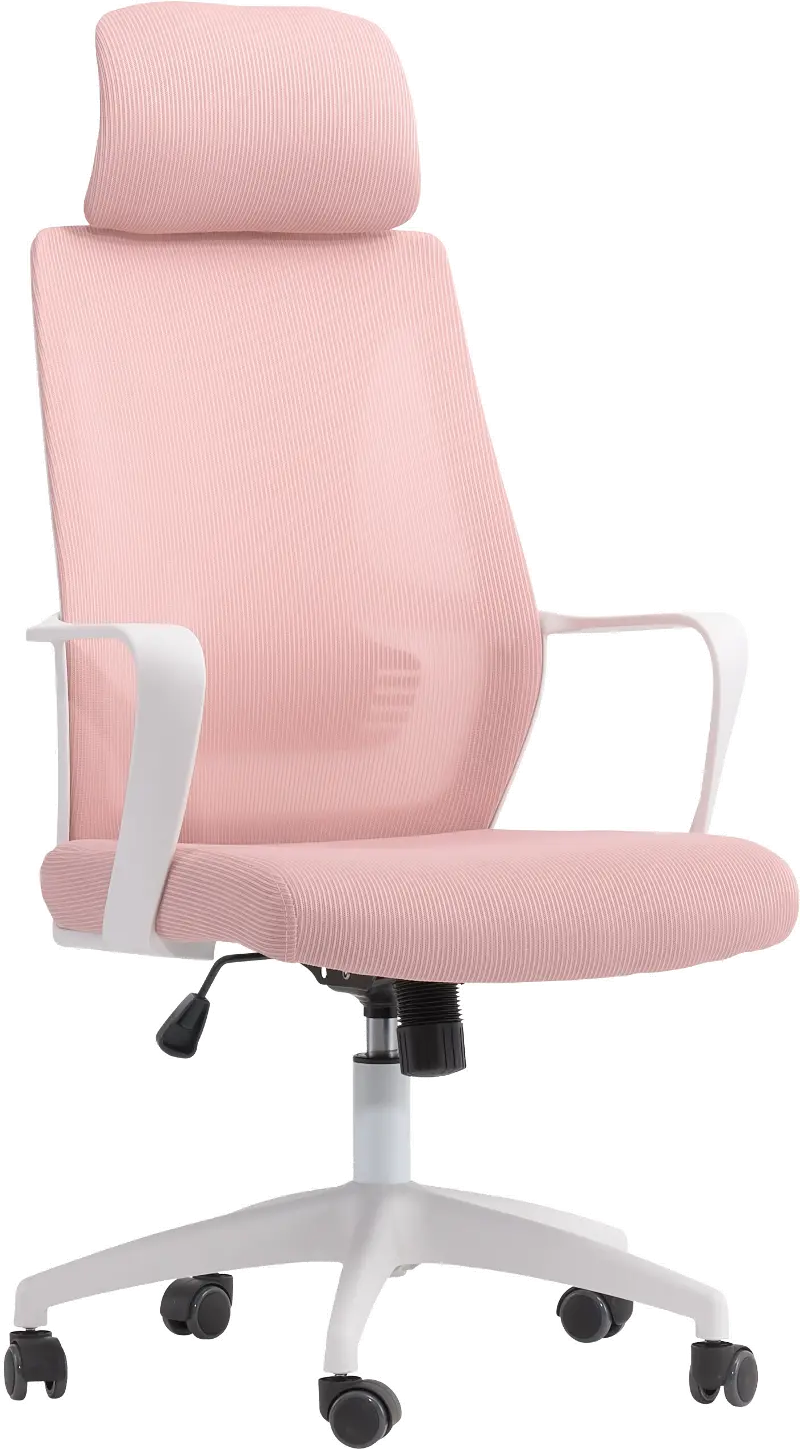 Workspace Pink Mesh Back Office Chair