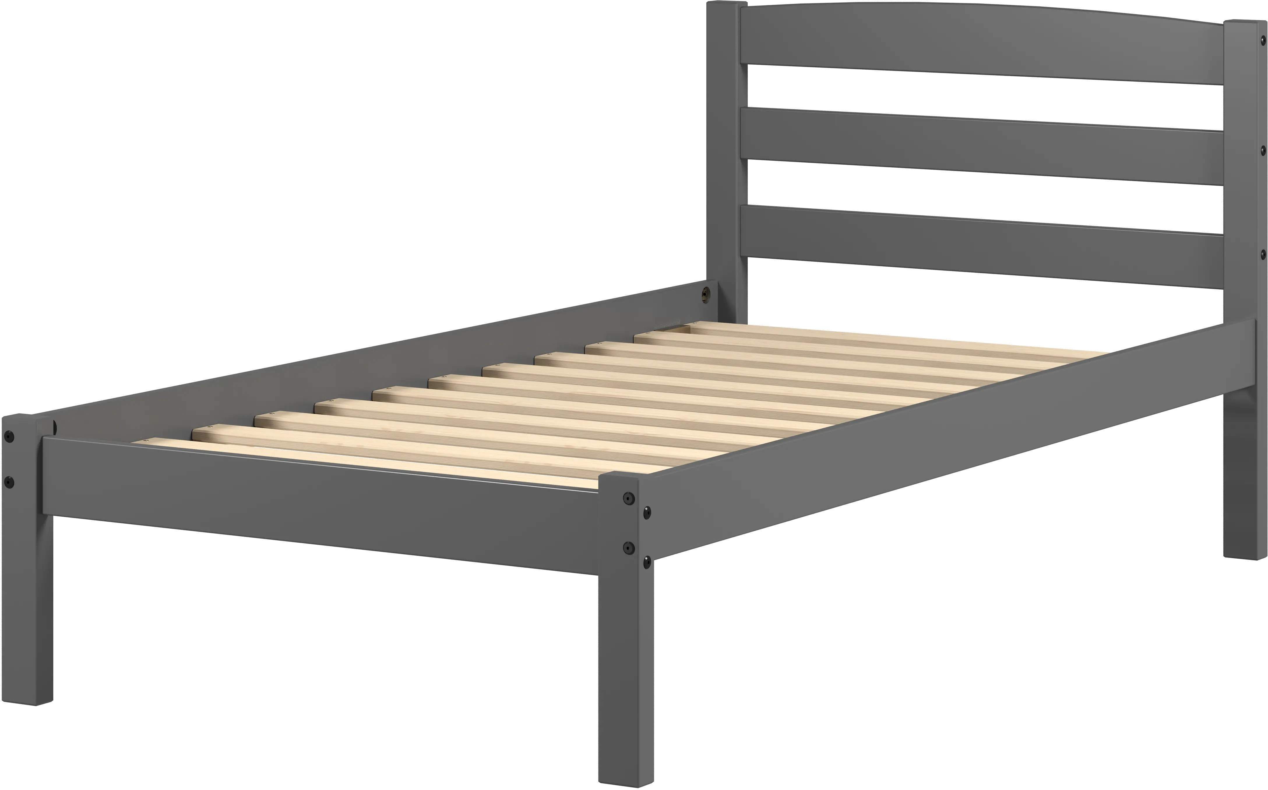 Econo Gray Twin Bed-1