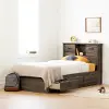 15133 Ulysses Brown Twin Bed and Headboard Set - South Shore