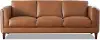 Pacer Nutmeg Top Grain Leather Sofa