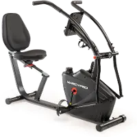 JX-7301 Marcy Dual Action Cross Training Recumbent Exercise Bike JX-7301