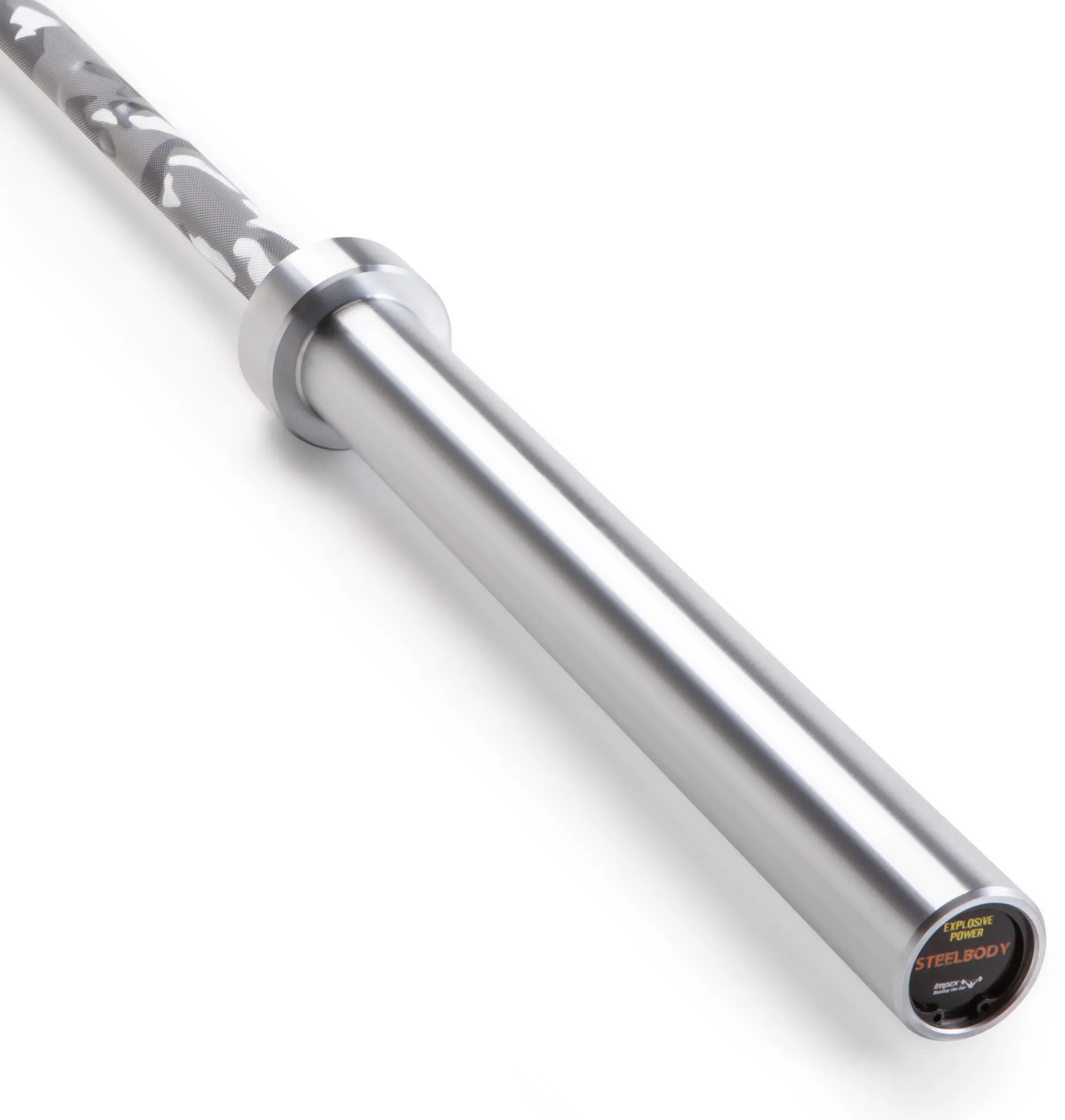 STB-1808GC Steelbody Olympic Weight Barbell - Gray & White Camoflauge STB-1808GC-2