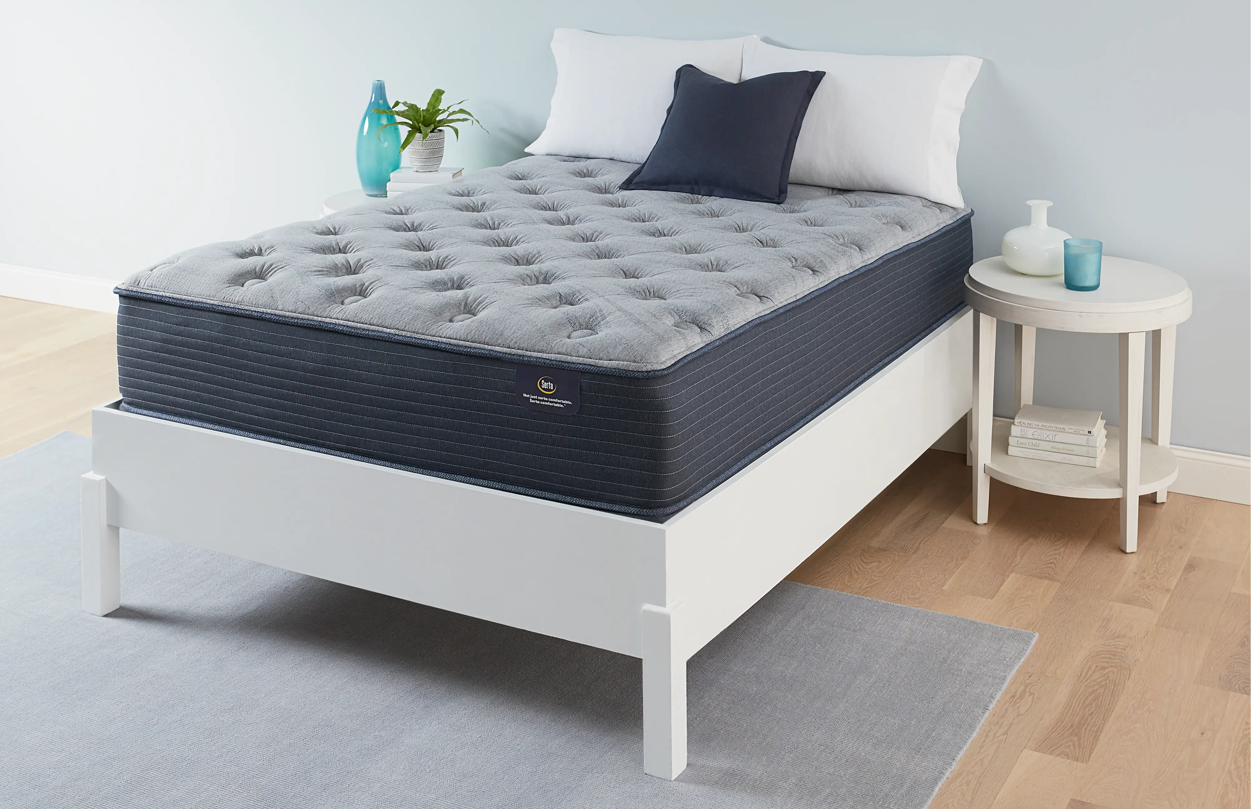 781722-3050 Serta Perfect Sleeper Brookton Plush Queen Mattress-1