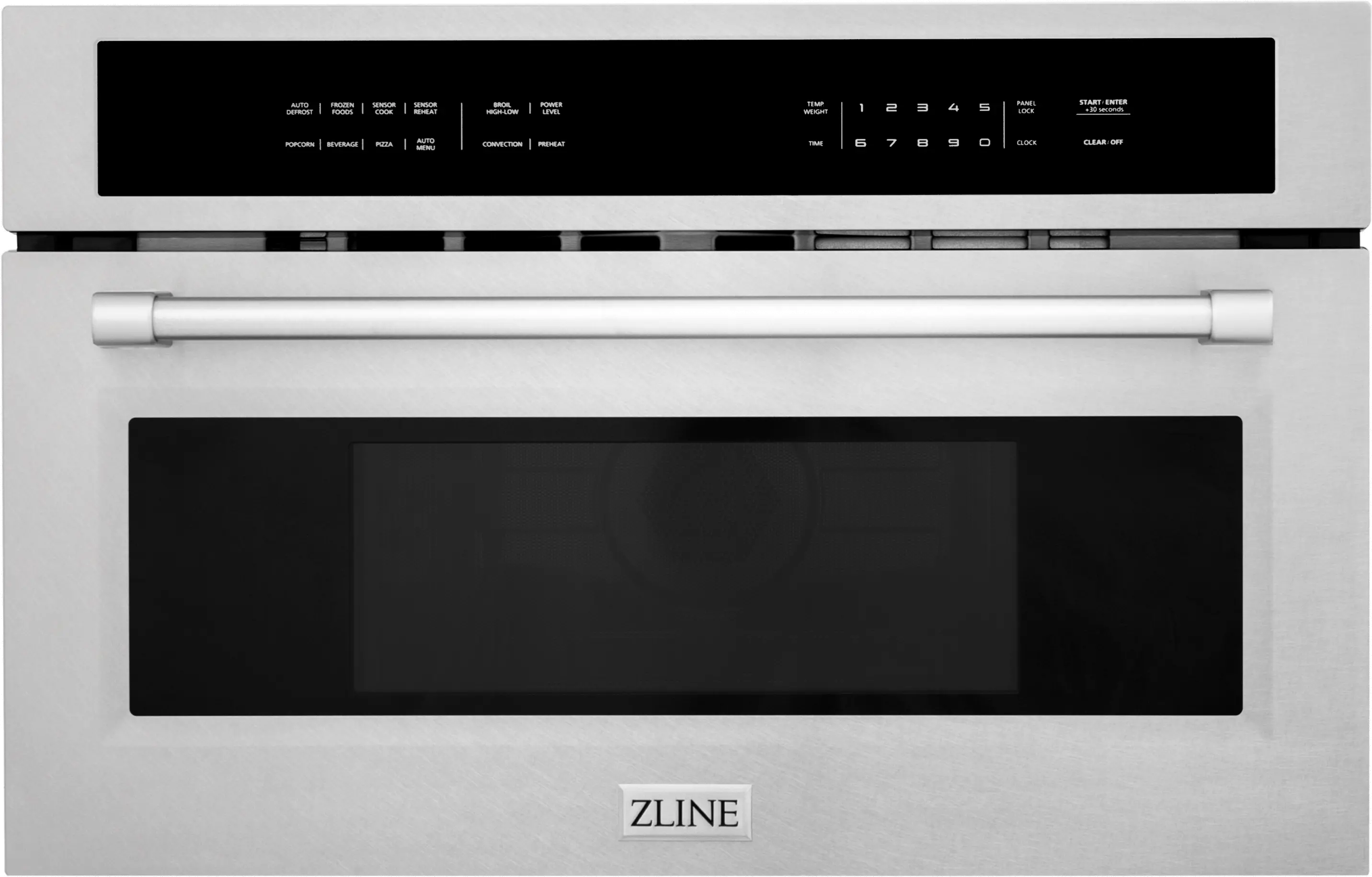 MWO-30-SS ZLINE 1.6 cu ft Built-In Microwave Oven - DuraSnow® Stainless Steel 30 Inch-1