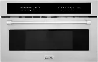 MWO-30-SS ZLINE 1.6 cu ft Built-In Microwave Oven - DuraSnow® Stainless Steel 30 Inch