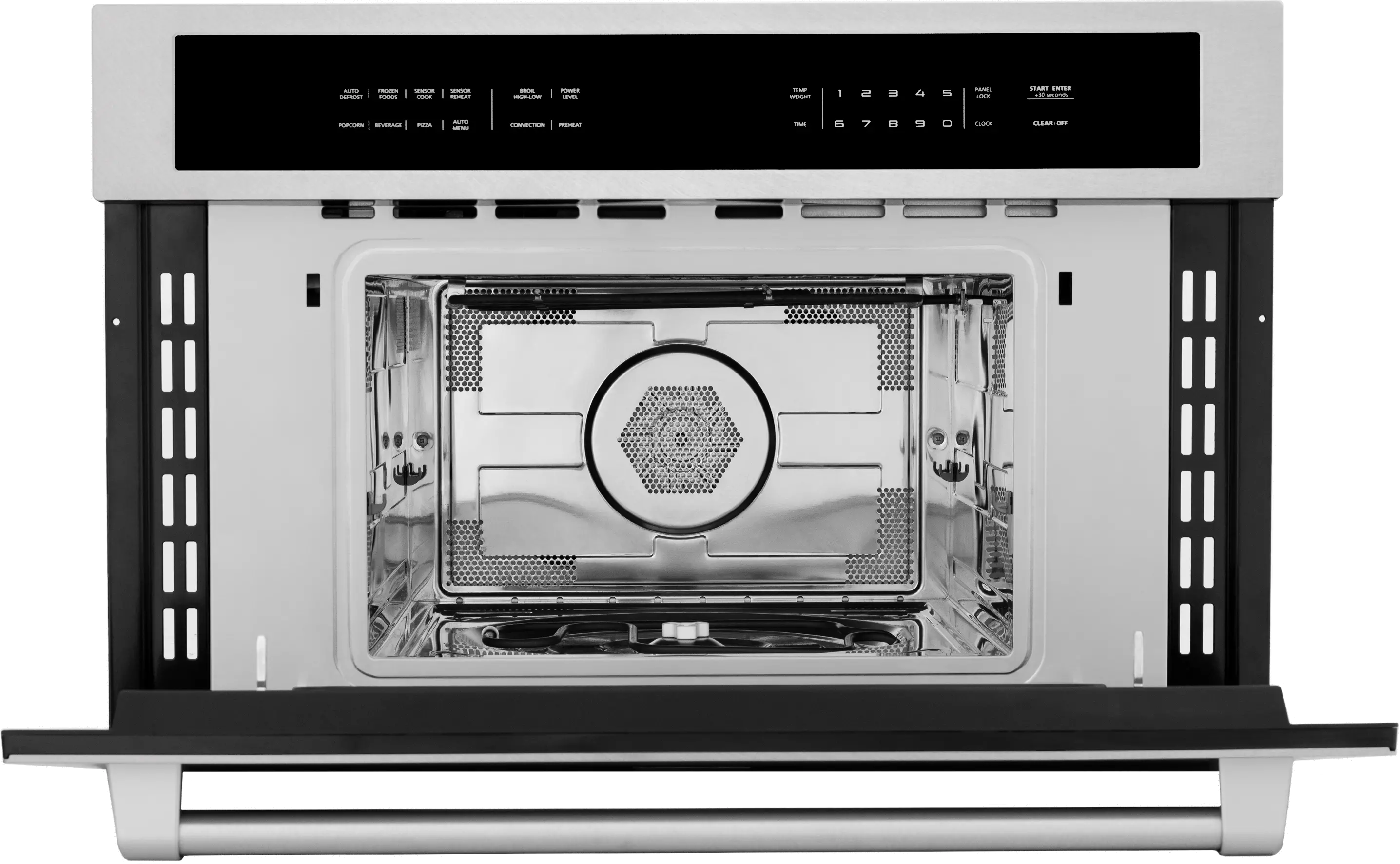 MWO-30-SS ZLINE 1.6 cu ft Built-In Microwave Oven - DuraSnow® Stainless Steel 30 Inch-3