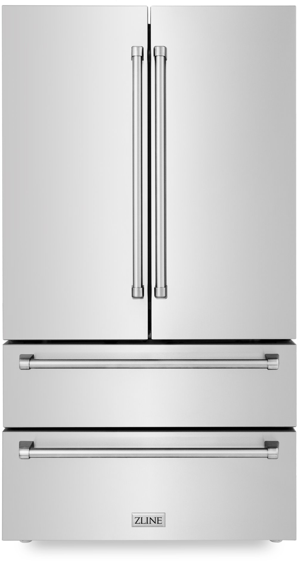 ZLINE 36" 22.5 cu ft French Door Refrigerator - Stainless Steel Counter Depth