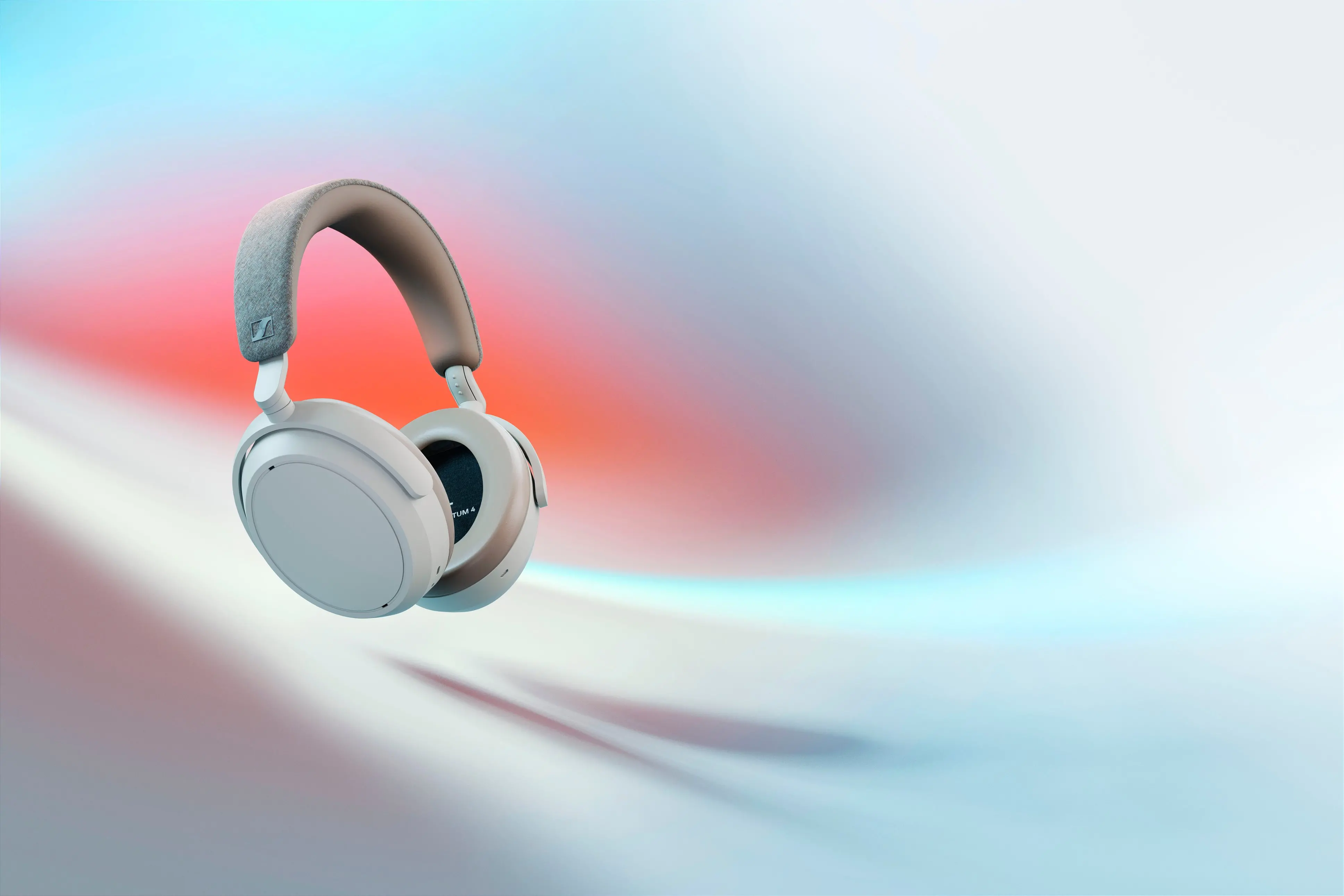 M4AEBT-WHITE/M4-ANC Sennheiser Momentum 4 Wireless Adaptive Noise-Canceling Over-The-Ear Headphones - White-2