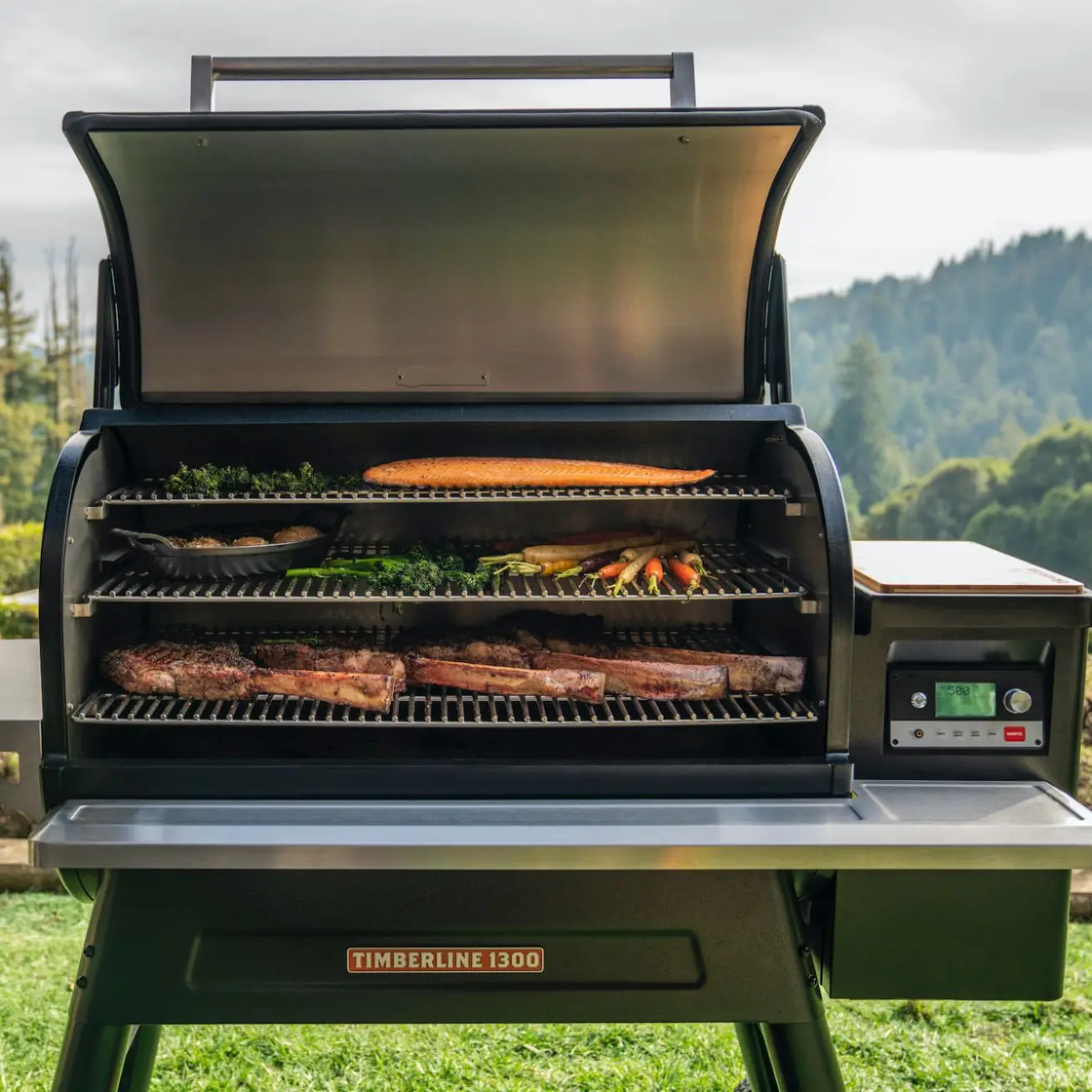 TFB01WLE,TIM_1300-C Traeger Timberline 1300 WiFi Pellet Grill-6
