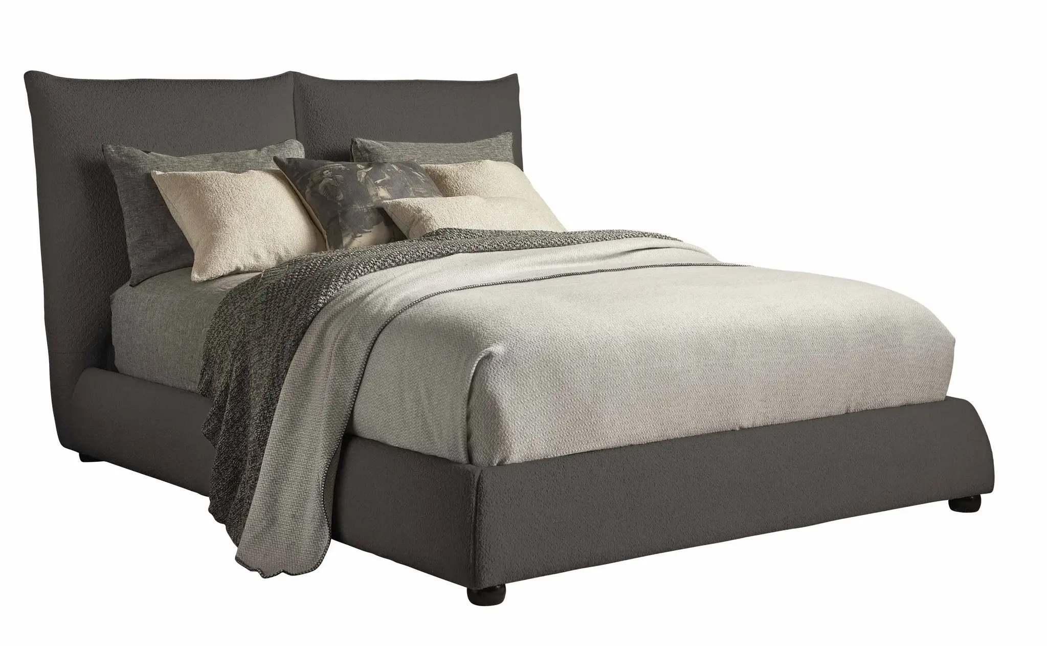 Cumulus Gray Queen Upholstered Bed-2