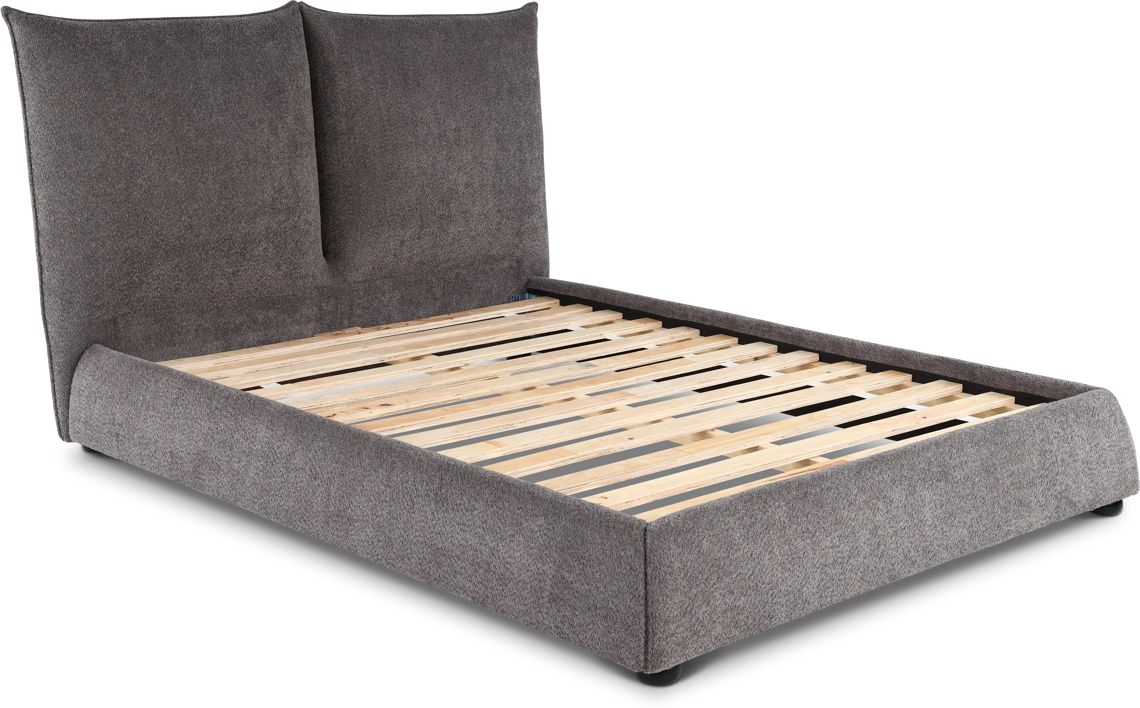 Cumulus Gray Queen Upholstered Bed-1