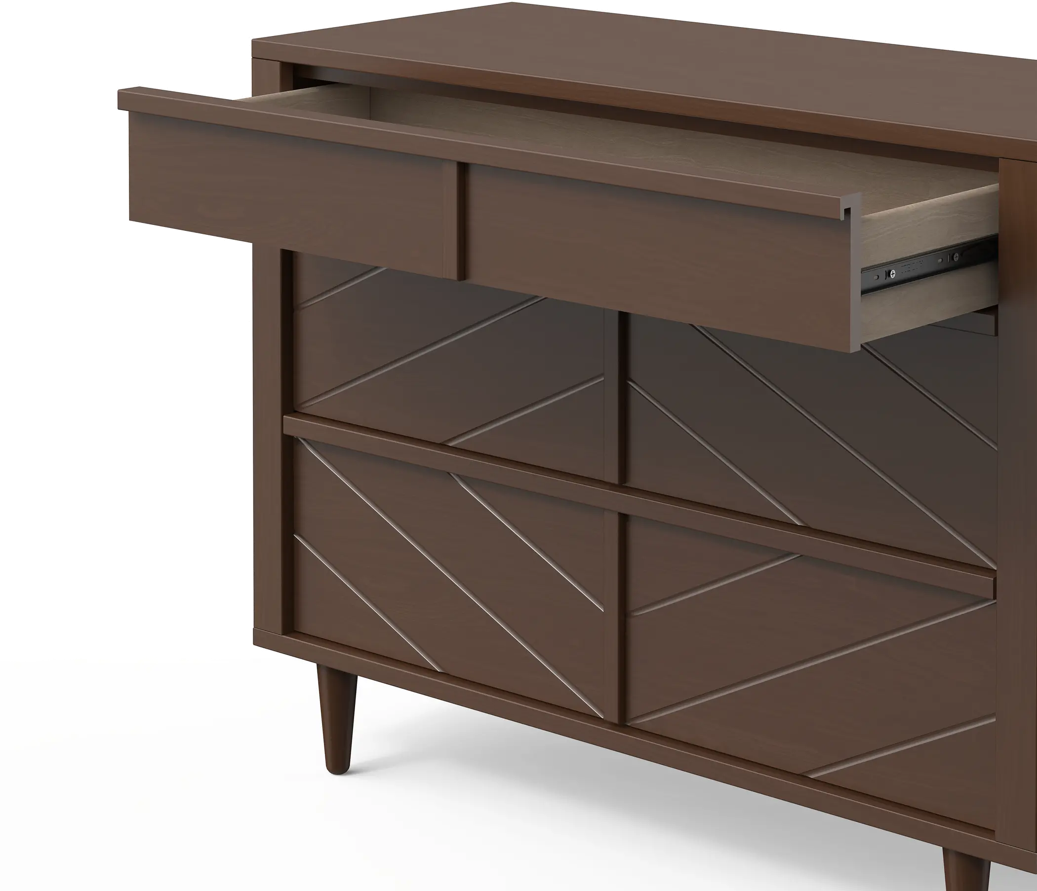 F07009.02 Surrey Hill Toasted Chestnut 3 Drawer Dresser-6