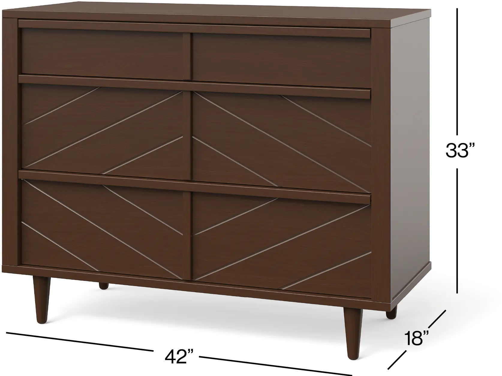 F07009.02 Surrey Hill Toasted Chestnut 3 Drawer Dresser-9