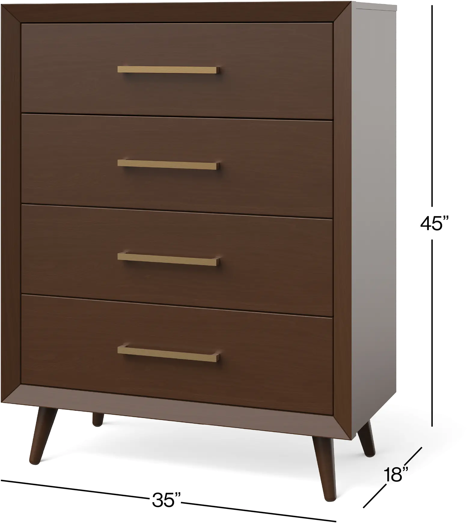 F03302.02 Cranbrook Toasted Chestnut 4-Drawer Chest of Drawers-10