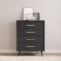 F03302.89 Cranbrook Ebony 4-Drawer Chest of Drawers