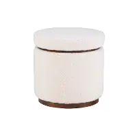 18 Inch Natural Walnut Ottoman