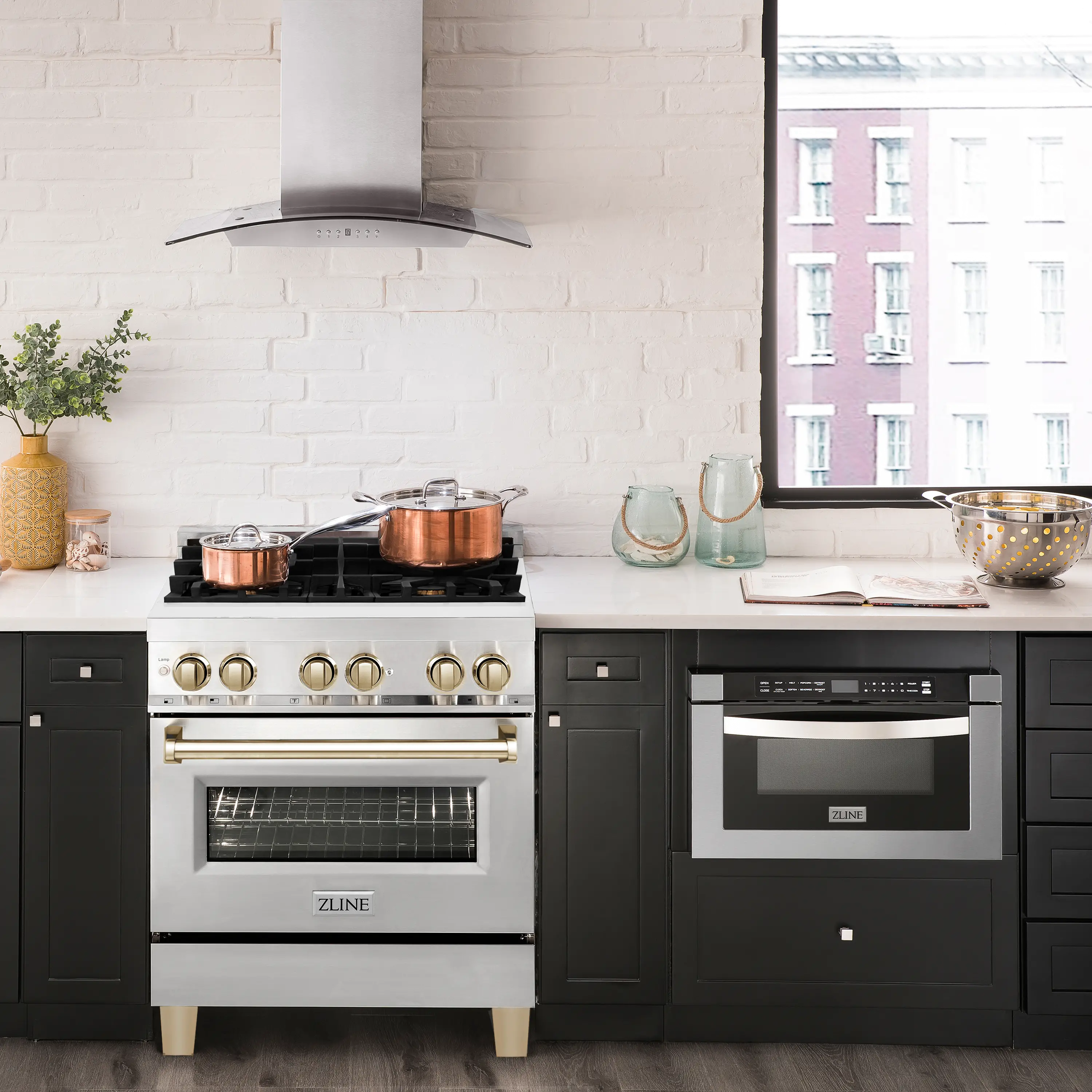 RAZ-30-G ZLINE Autograph Edition 4.0 cu ft Dual Fuel Range - Stainless Steel-10