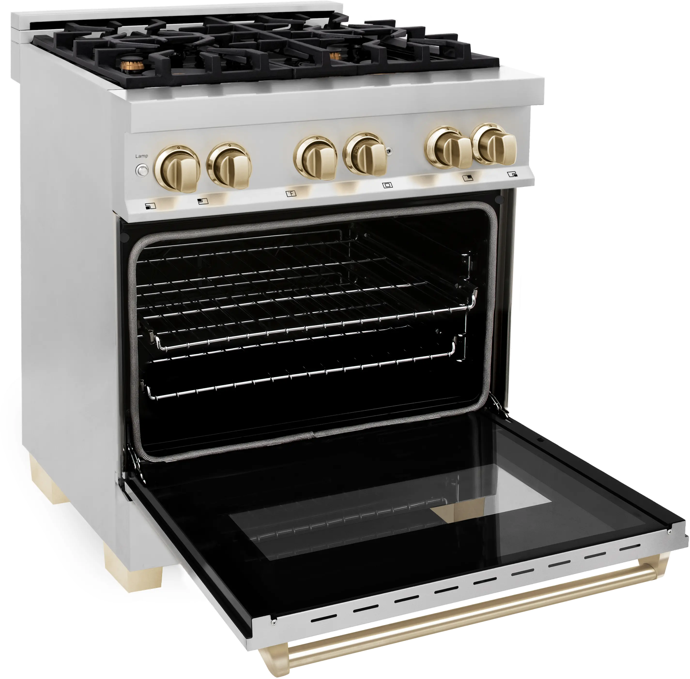 RAZ-30-G ZLINE Autograph Edition 4.0 cu ft Dual Fuel Range - Stainless Steel-1