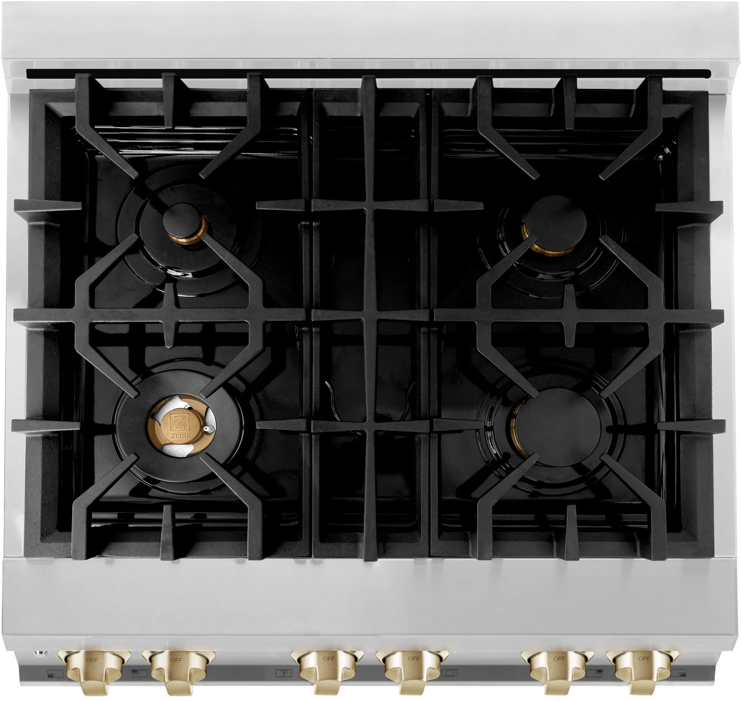 RAZ-30-G ZLINE Autograph Edition 4.0 cu ft Dual Fuel Range - Stainless Steel-4