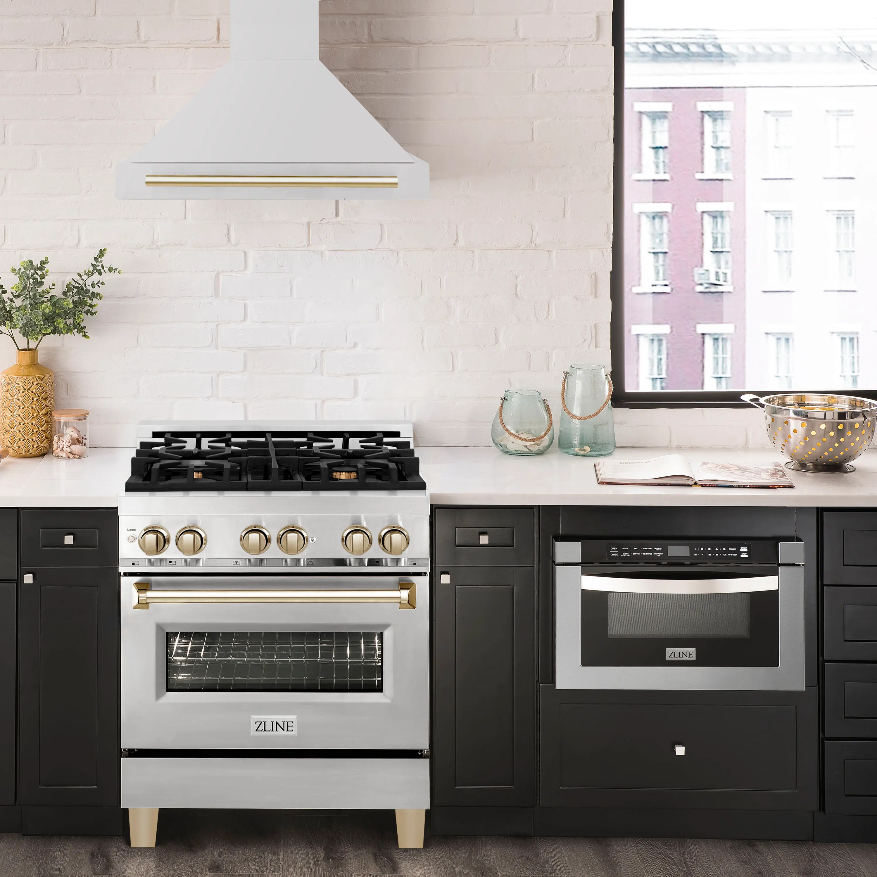8654STZ-30-G ZLINE Autograph Edition 30 Inch Wall Mount Range Hood - Stainless Steel-7