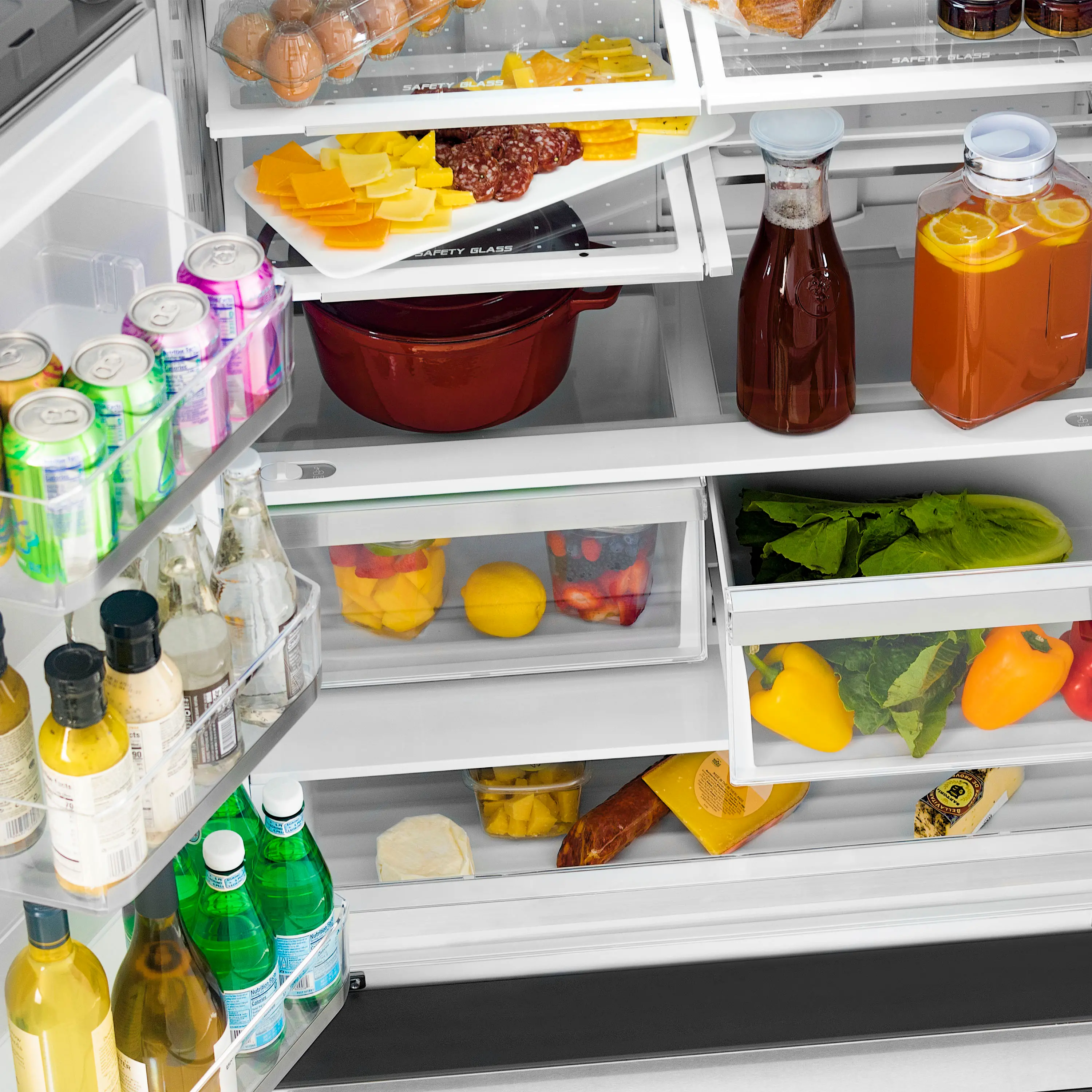 RFMZ-36-G ZLINE 36  Autograph Edition 22.5 cu ft French Door Refrigerator - Counter Depth, Stainless Steel & Gold-7