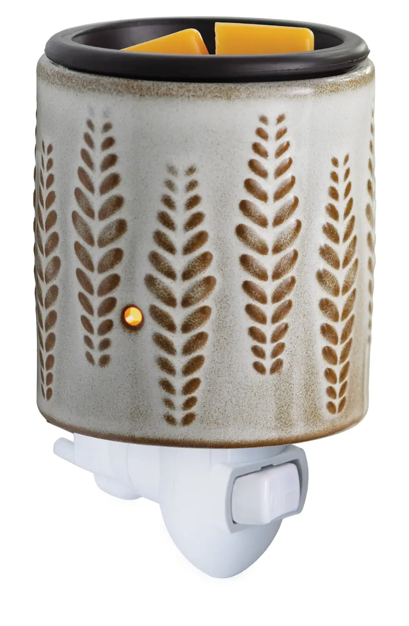 Wheat and Ivory Plug In Wax Warmer