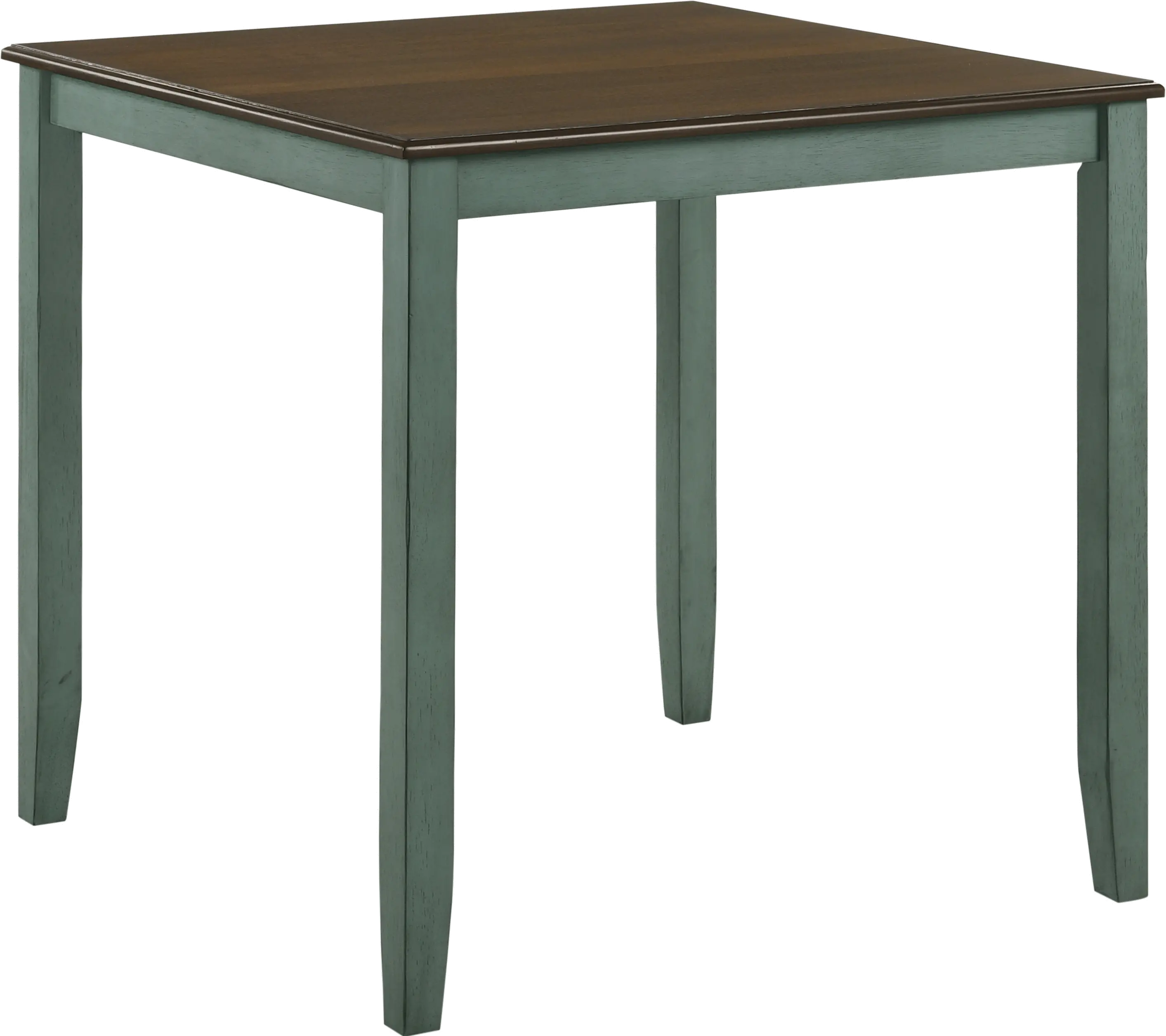 IDF-3124GRPT5PK Silva Antique Green 5 Piece Counter Height Dining Set-3