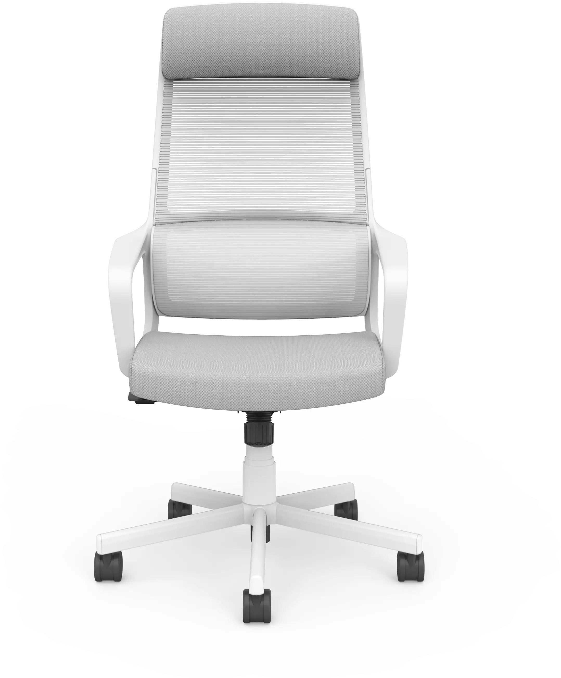 IDF-6030-GY Tilah Metal and Mesh Gray Adjustable Office Chair-1