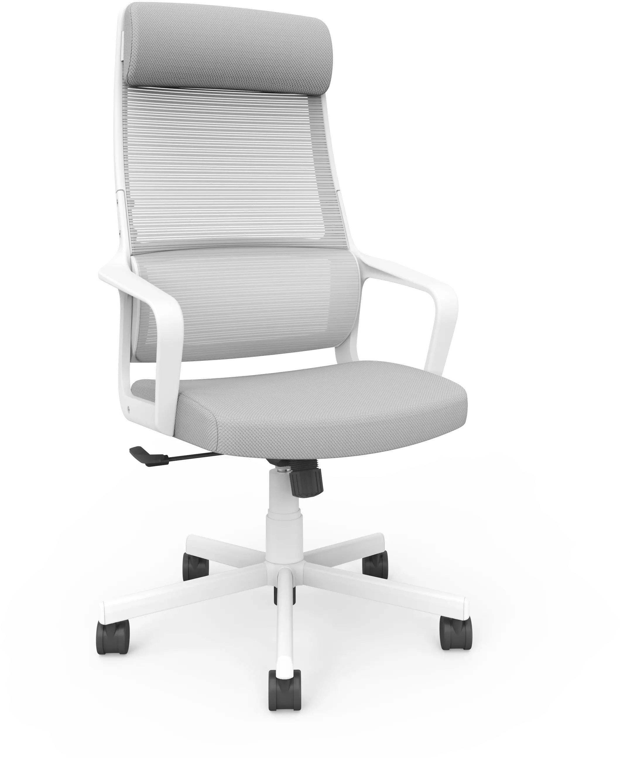 IDF-6030-GY Tilah Metal and Mesh Gray Adjustable Office Chair-3