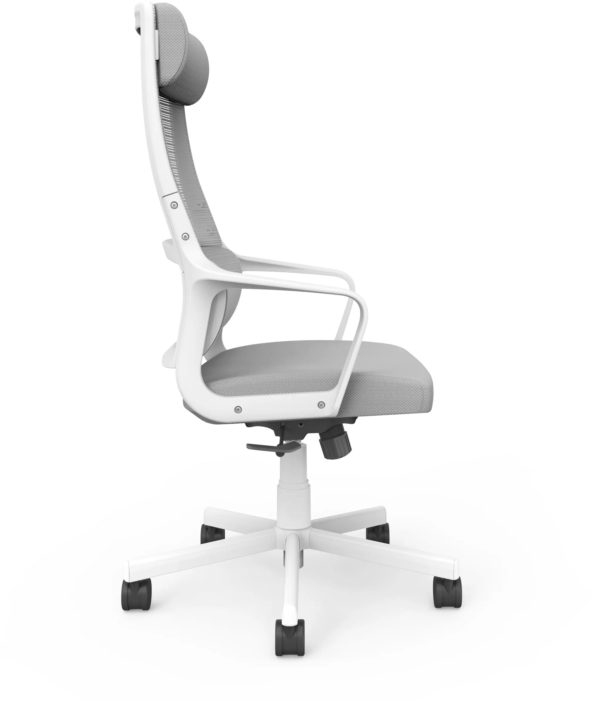 IDF-6030-GY Tilah Metal and Mesh Gray Adjustable Office Chair-4