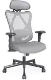 IDF-6031-GY Domie Metal and Mesh Gray Adjustable Office Chair