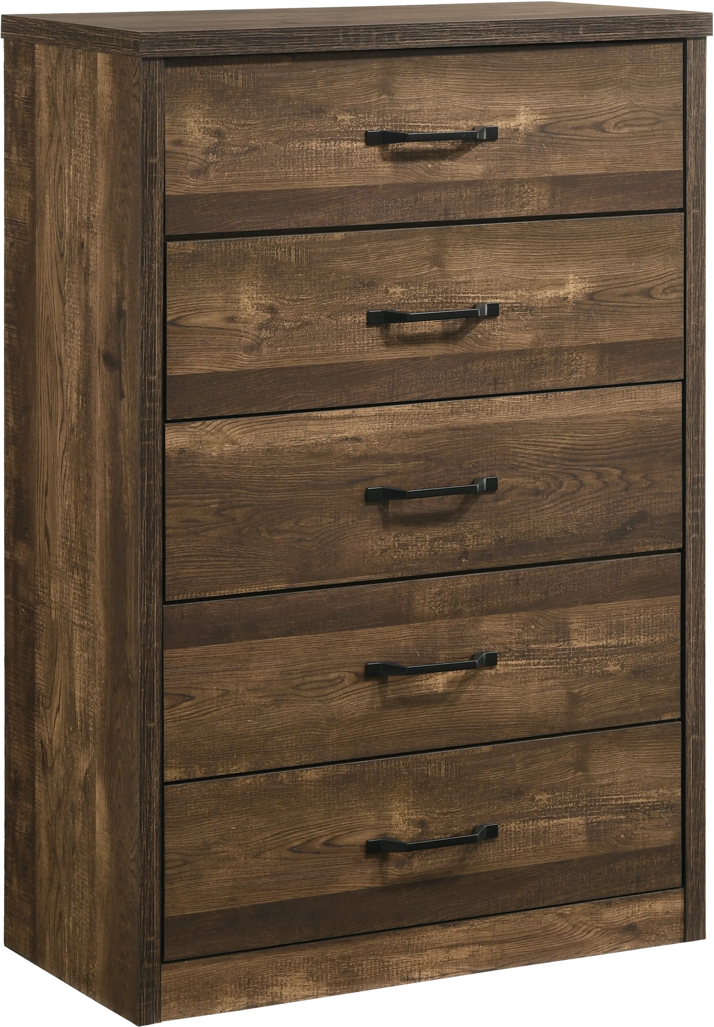 IDF-7124WN-C Kodo Walnut Brown Chest of Drawers-4