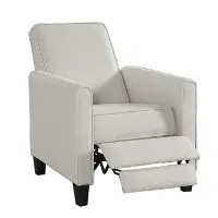IDF-AC827BG Ducee Beige Fabric Push Back Chair