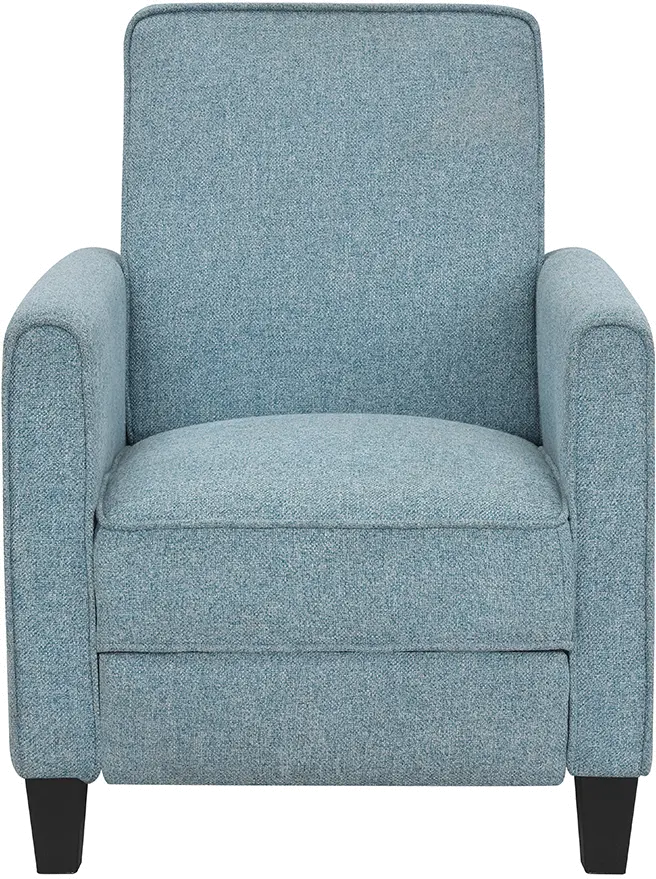 IDF-AC827BL Ducee Blue Fabric Push Back Chair-3