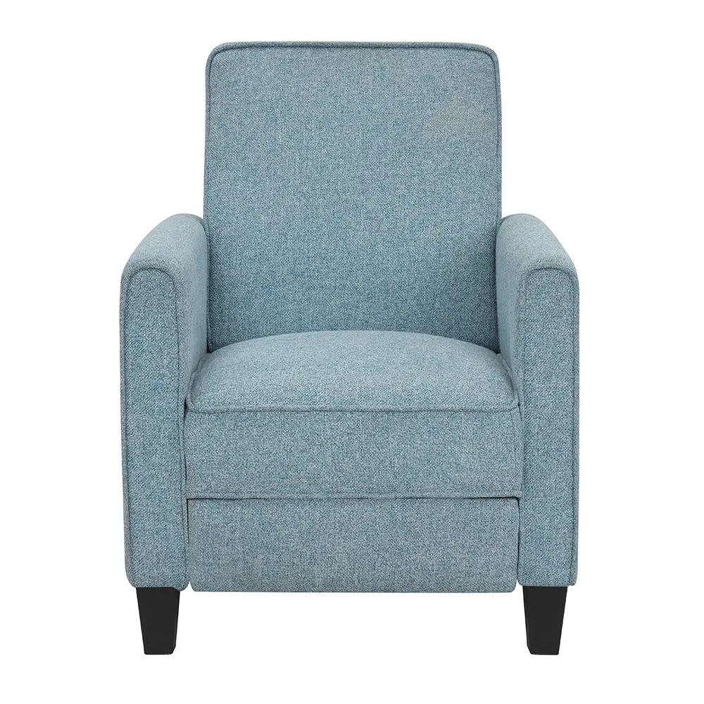 IDF-AC827BL Ducee Blue Fabric Push Back Chair-3