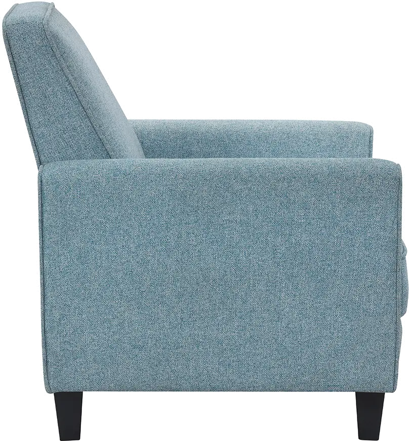 IDF-AC827BL Ducee Blue Fabric Push Back Chair-4