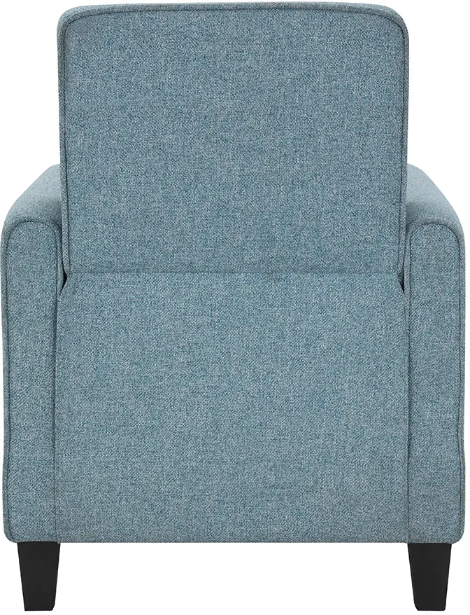 IDF-AC827BL Ducee Blue Fabric Push Back Chair-5