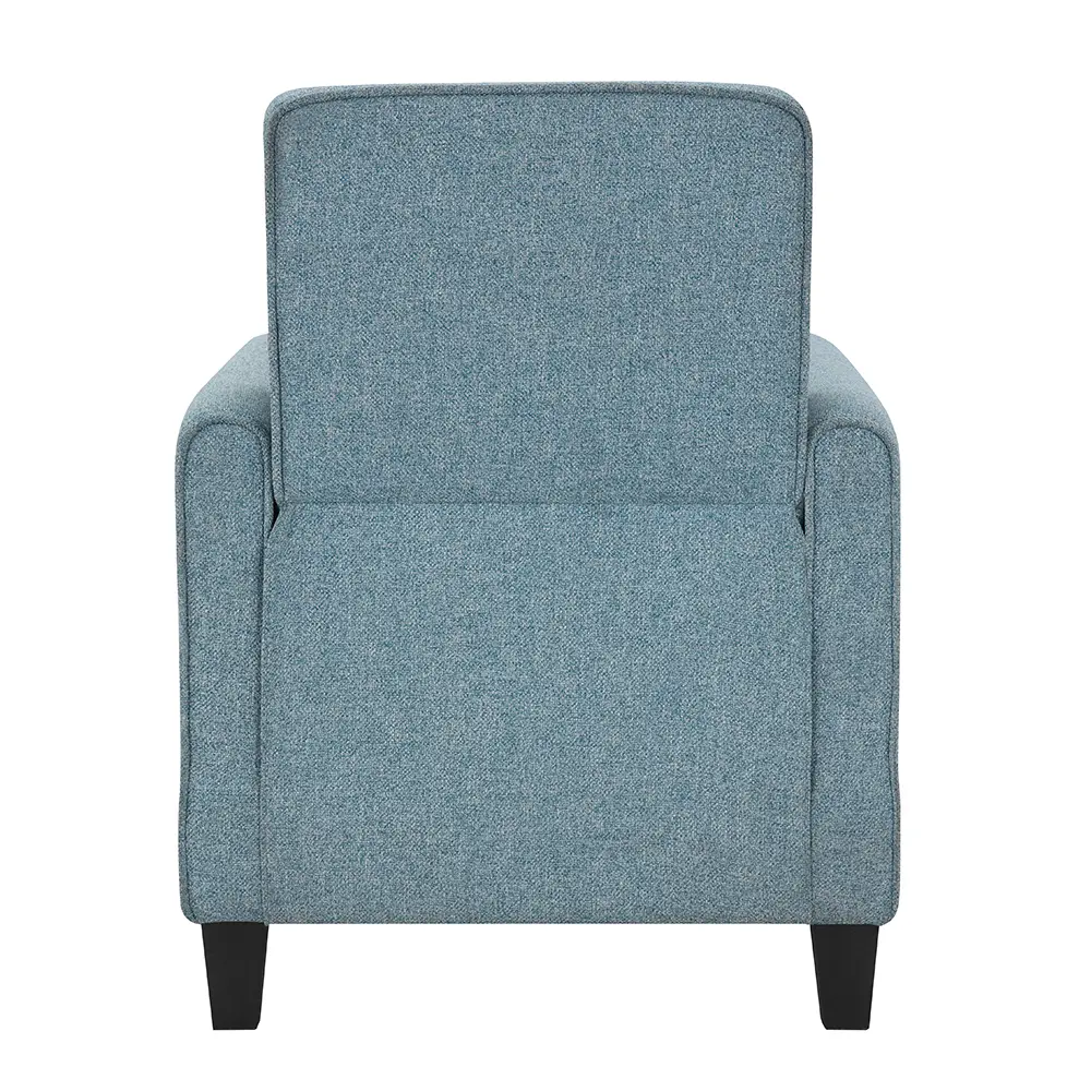 IDF-AC827BL Ducee Blue Fabric Push Back Chair-5