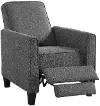 IDF-AC827GY Ducee Gray Fabric Push Back Chair