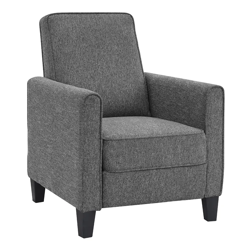 IDF-AC827GY Ducee Gray Fabric Push Back Chair-2