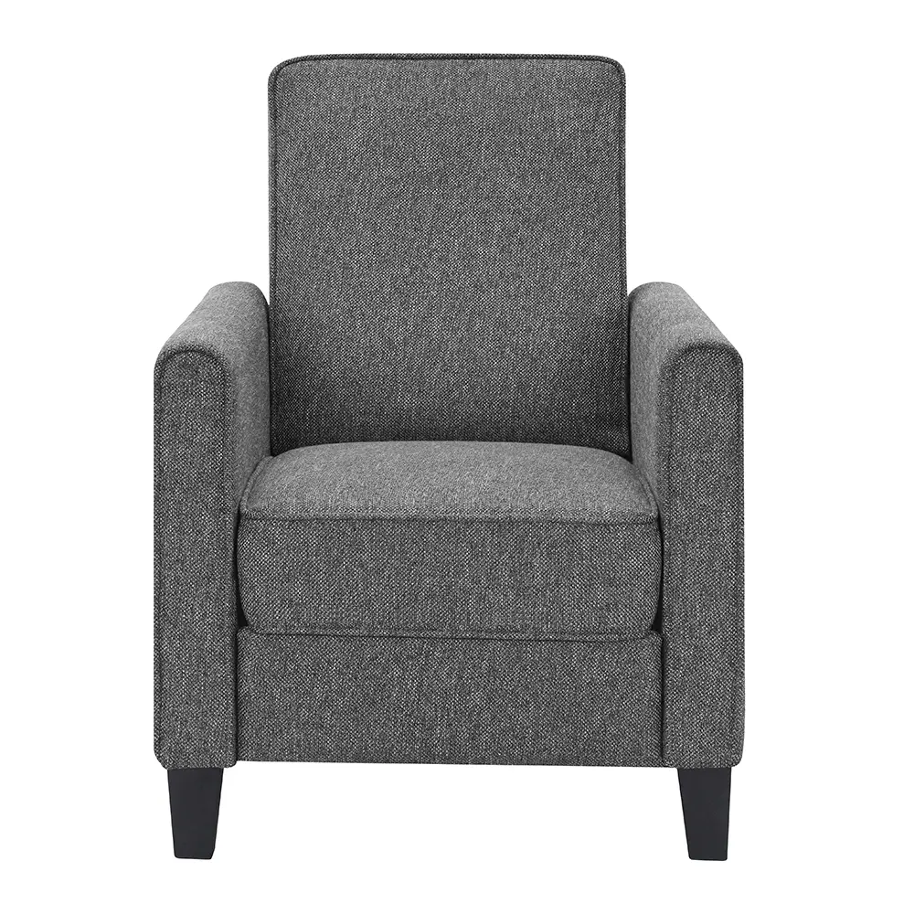 IDF-AC827GY Ducee Gray Fabric Push Back Chair-3