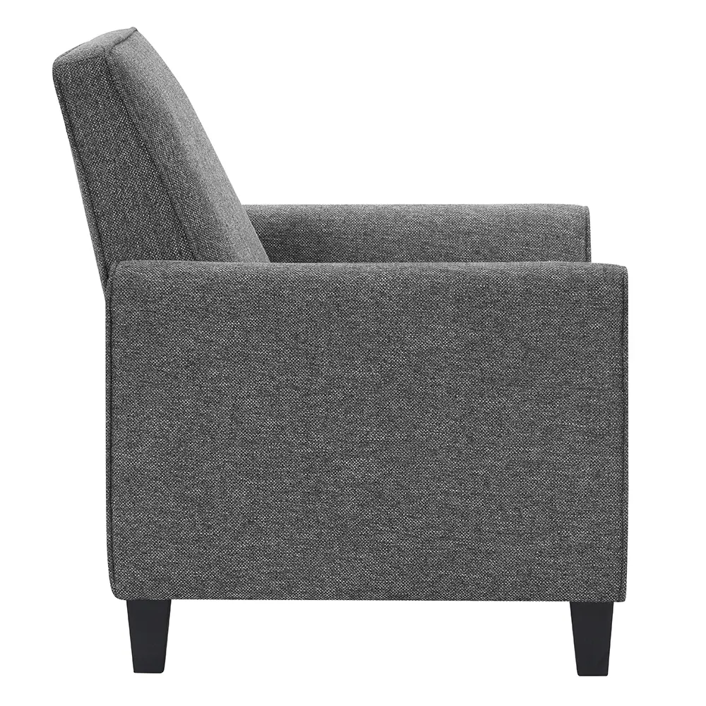IDF-AC827GY Ducee Gray Fabric Push Back Chair-4