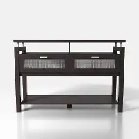YNJ-1532C5 Tayler Espresso Brown Console Table