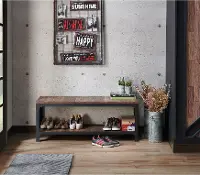 YNJ-1766C25 Herk Reclaimed Oak Bench