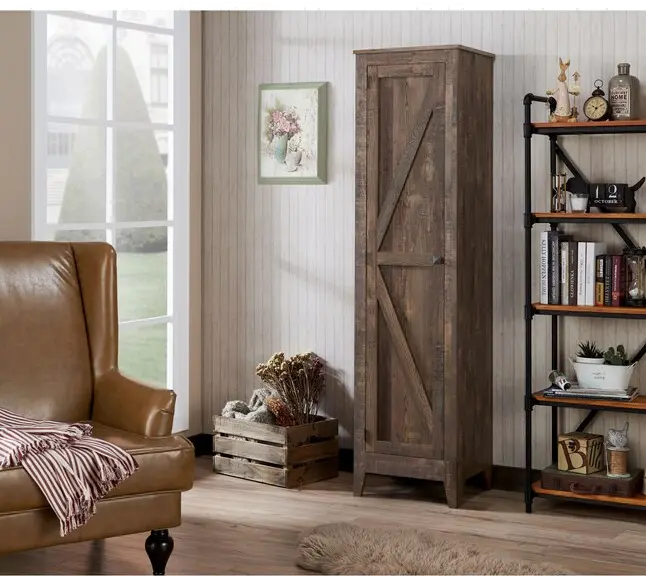 FGI-1883C25 Prunda Reclaimed Oak Storage Cabinet-2