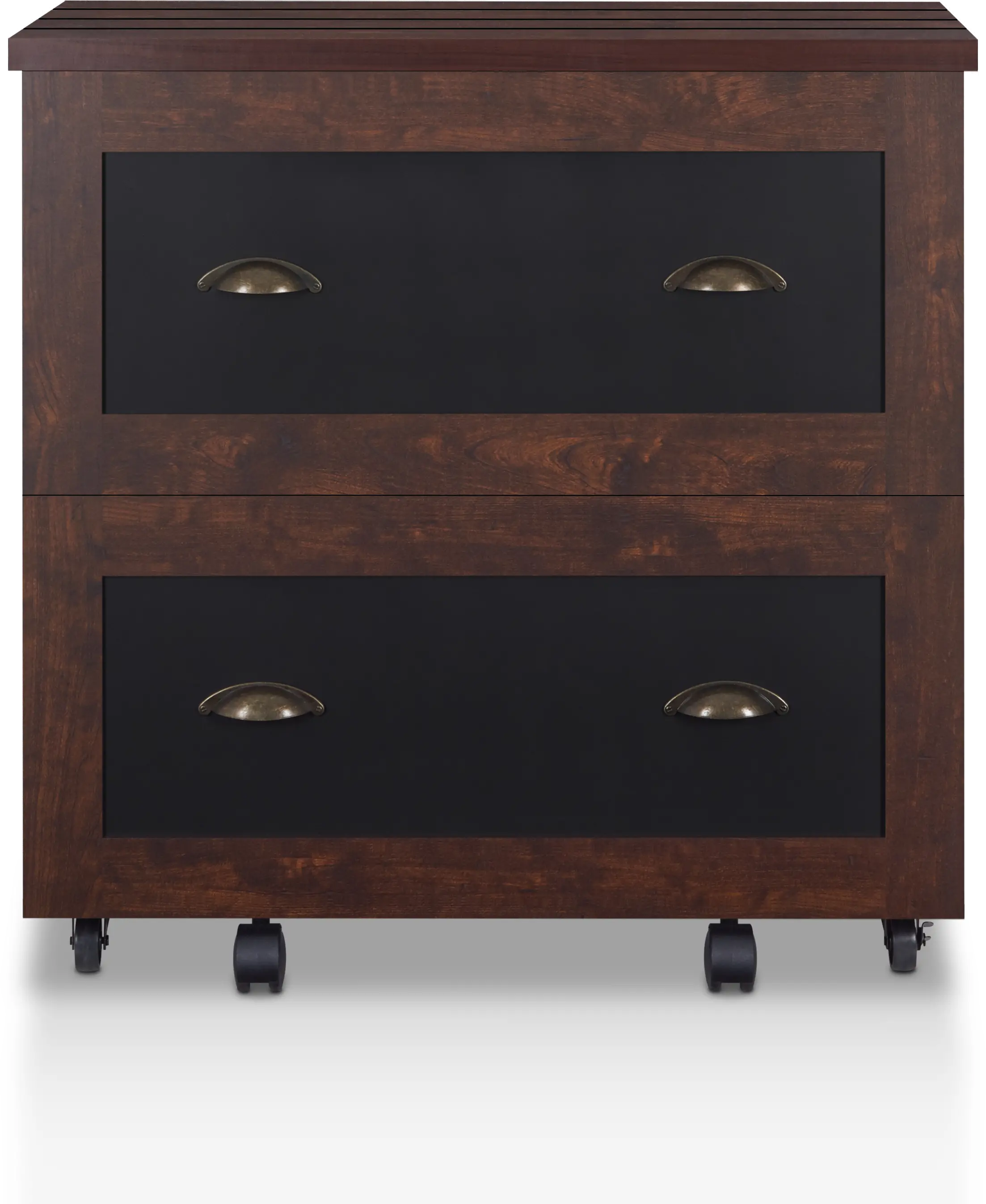 HFW-1650C6 Waterford Vintage Walnut 2-Drawer File Cabinet-1