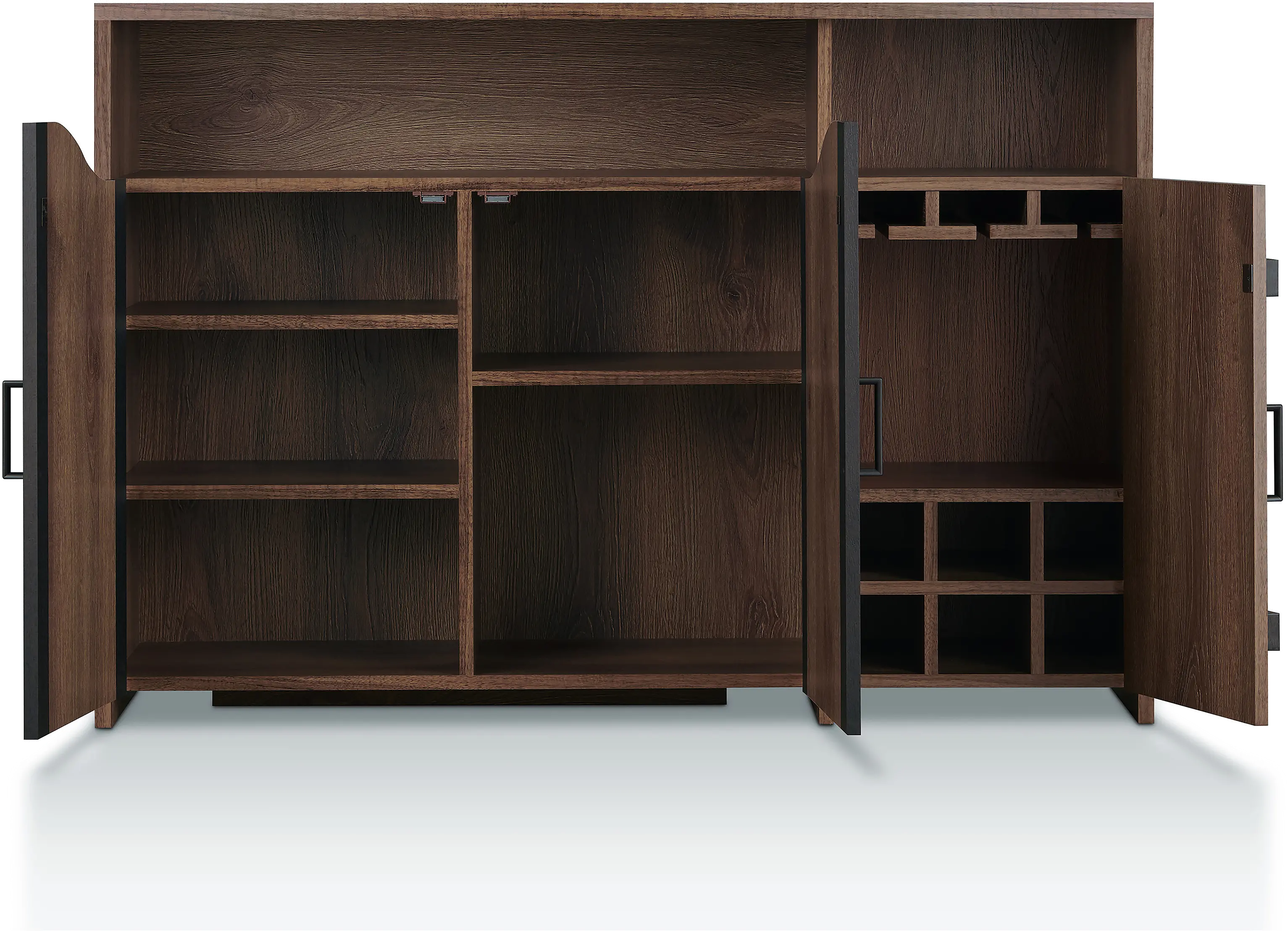 HFW-1870C21 Helen Distressed Walnut Dining Buffet-3